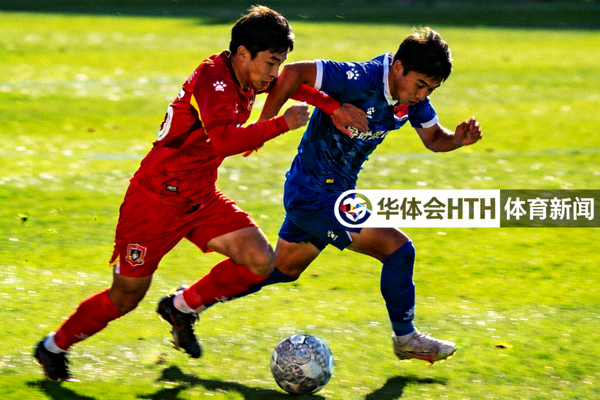 华体会HTH体育新闻配图 - 绿茵足球场上激烈拼抢的两名球员
